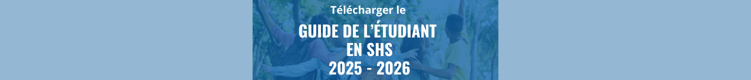 Guide de l'étudiant en shs